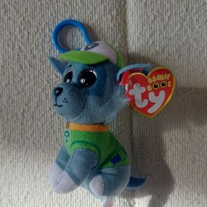 Rocky Plush with Blue and Green Accents